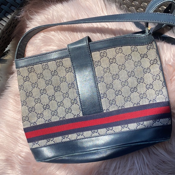 Vintage Gucci Blondie Britt Monogram Bag - Picture 7 of 15